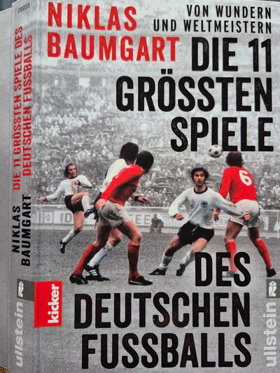 Foto vom Buchcover "DIE 11 GRÖSSTEN SPIELE DES DEUTSCHEN FUSSBALLS"