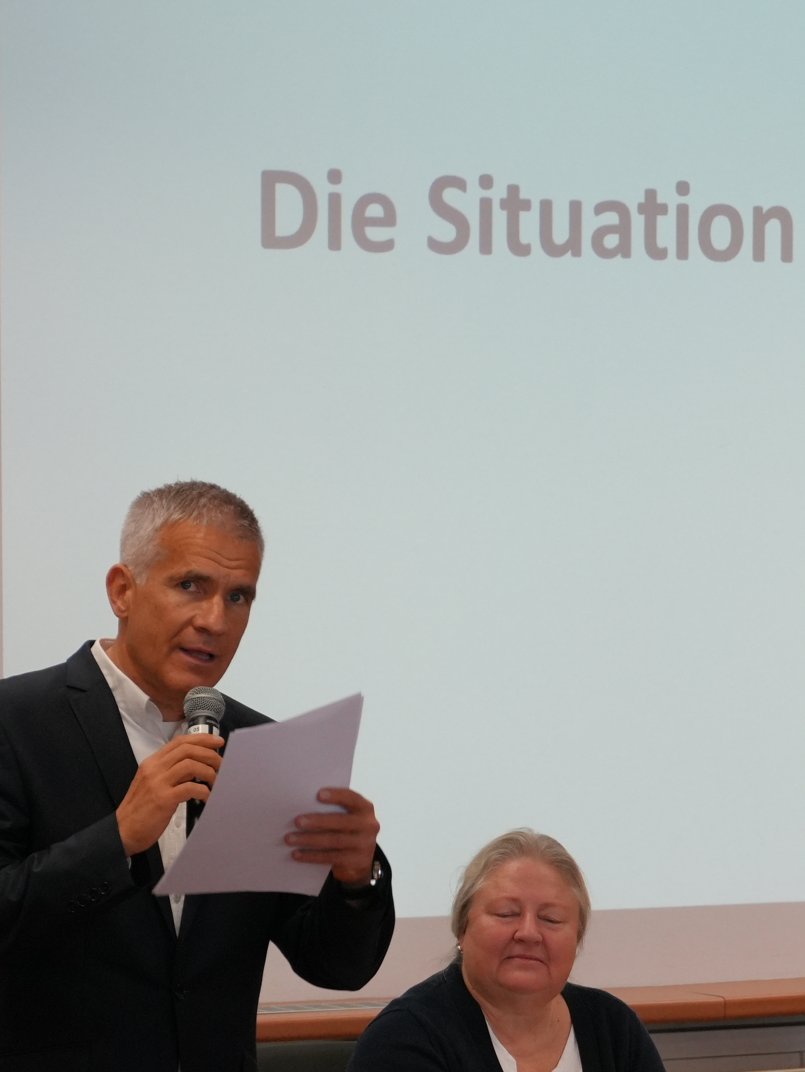 Matthias Berger bei seinem Vortrag