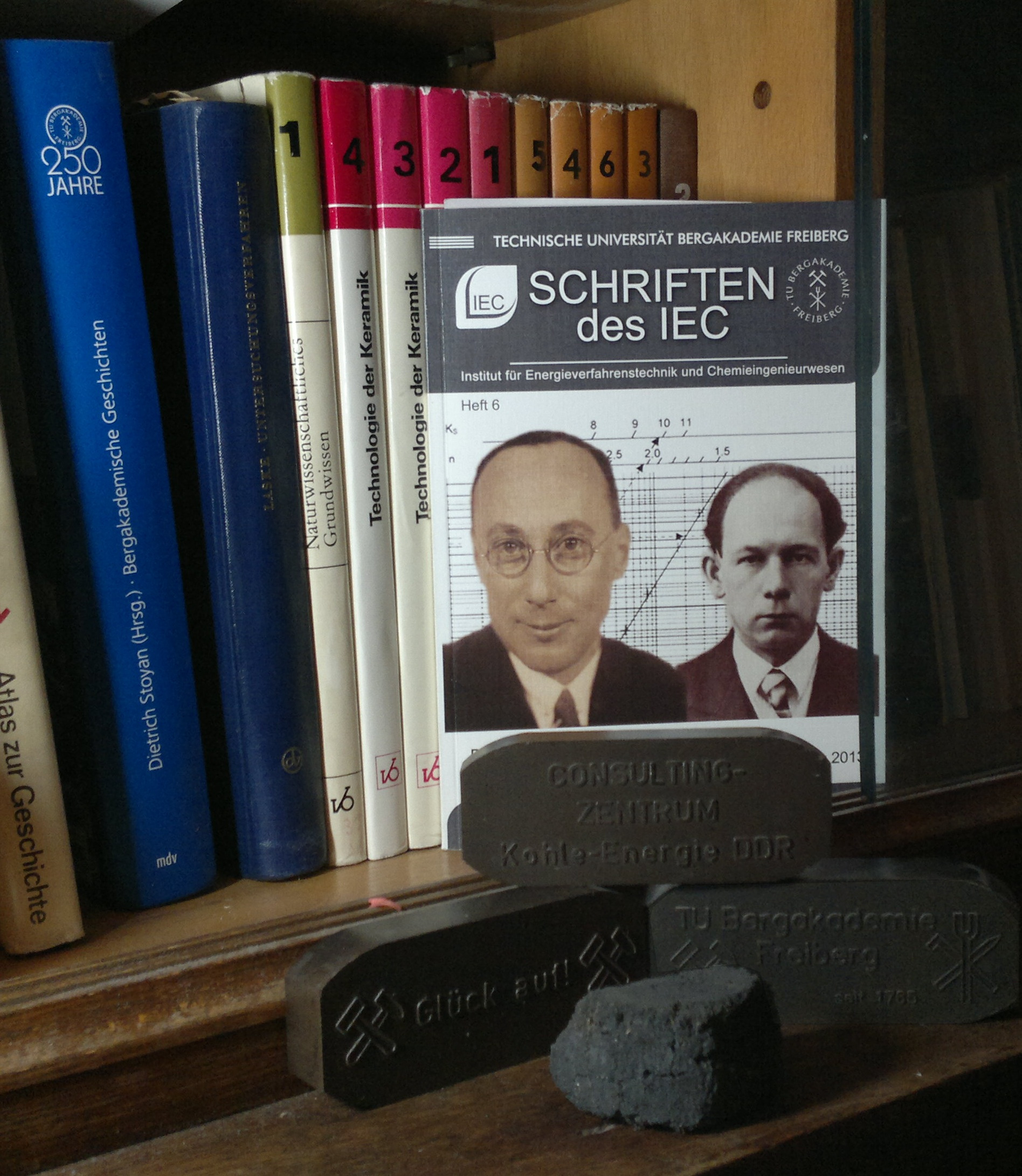 Bücherregal mit Fachbüchern