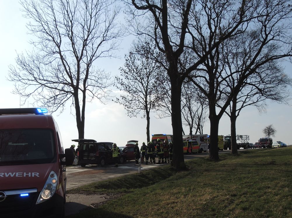 Unfall S207 zwischen Gahlenz und Oederan, 19.3.2026